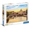 Clementoni - Puzzle 1500 Pezzi per Adulti e Ragazzi, Collection, Tema Ponte Sant'Angelo Roma, Idea Regalo Uomo e Donna, Made in Italy, 84,3x59,2 cm, 31819