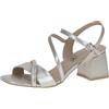 CAPRICE Sandali da donna con tacco in pelle da cerimonia, Nero (Black Nappa), 38 EU