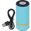 MOUMOUTEN Sigillatrice Sottovuoto Elettrica con Sigillatrice Automatica Portatile a Batteria Per Confezioni Alimentari Per Abbigliamento Per Carne, Formaggio, Noci, Verdure(Lago Blu)