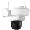 aosu Telecamera WiFi Esterno con Fili - 3K 5MP Floodlight Cam Pro 360 Gradi Cabl
