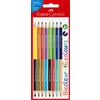Faber-Castell 116197 - Set di matite colorate bicolori, 8 matite con 16 colori