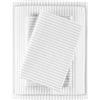 Madison Park Essentials - Set di lenzuola in 100% cotone, traspirante e morbido, design stampato, set di lenzuola in cotone con tasche elastiche per materassi fino a 43,2 cm, per tutte le stagioni, a