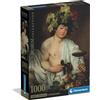 Clementoni - Puzzle 1000 Pezzi Arte, per Adulti e Ragazzi, Museum Collection, Tema Bacco di Caravaggio, Compact Box, Idea Regalo Uomo e Donna, Made in Italy, 70x50 cm, 39977