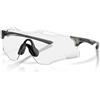Oakley Occhiali Oakley Cybr zero nero lucido lente fotocromatica trasparente/nero 50%
