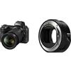 Nikon Z6II Fotocamera Mirrorless Full Frame CMOS FX 24.5 MP, 273 Punti AF, Mirino OLED, 4K, LCD 3.2 + Z 24/70 f/4 S [Nital Card: 4 Anni di Garanzia] + FTZ II Adattatore per Obiettivi F-Mount
