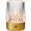 Zuma Line Crystal lampada da tavolo 1x1 W oro NHTD-N08-G