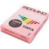 Fabriano Carta colorata A4 Copy Tinta rosa - tinte tenui - risma 500 fogli