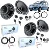 Focal Kit 8 Altoparlanti FOCAL Anteriori e Posteriori Fiat Panda 169 + Griglie Tweeter