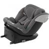 Nurse Spark, Seggiolino Auto iSize, 40 a 150 cm, 0 a 12 Anni, Isofix, Top Tether, Girevole 360, 13 Posizioni Poggiatesta, Grigio