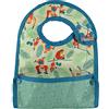Close Pop-in - Bavaglino da 6 mesi, unisex, impermeabile, antimacchia, facile da pulire con contenitore di raccolta Stampa Orangutan