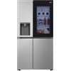 LG GSGV81PYLL Frigorifero Side by Side InstaView Total No Frost, 635L, Wi-Fi, Tecnologia Door e Linear Cooling, Frigo con Dispenser Acqua e Ghiaccio senza Allaccio, Fresh Balancer, Prime silver