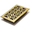 Decor Grates SP610W Registro per parete/soffitto, 15,4 x 25,4 cm, finitura in ottone