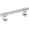 Amerock | Maniglia per armadio | Cromo lucido | 96 mm (96 mm) da centro a centro | Davenport | Confezione da 1 | Maniglia per cassetti | Maniglia per cassetti | Hardware per armadi