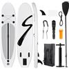 TLSUNNY Tavola Sup Gonfiabile Adulti, 305 x 76 x 15 cm - Stand Up Paddle Board Gonfiabile con Grande Stabilità per Tutti I livelli Di Abilità, Per Yoga Touring Pesca, 200 kg