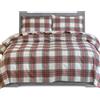 Elegant Comfort Set di lenzuola in 100% flanella di cotone turco, morbide, 4 pezzi, lenzuolo con angoli profondi, ultra morbide, calde e anti-pelucchi, per letto matrimoniale Cali, per letto king,
