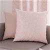 PETTI Artigiani Italiani - Coppia di Federe Cuscino 40x40 cm in Microfibra, Cuscini Arredo Camera da Letto, Divano, Salotto, Set 2 Fodere Copricuscino, Federa Pizzo Rosa, 100% Made in Italy
