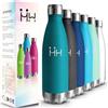 HoneyHolly Borraccia Termica, Doppia Parete Bottiglia Acqua in Acciaio Inox - 500ML - Senza BPA Bottiglia Termica, Antigoccia, Borraccia Palestra, Borraccia per Scuola, Sport, Ufficio