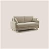 Divani.Store DIVANI STORE - Divano Letto Matrimoniale 160 cm in tessuto impermeabile - EDGAR Materasso 120x197 cm - Artigianale - Beige