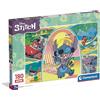 Clementoni - Puzzle per Bambini 180 Pezzi Supercolor, per Bambini 7+ Anni, Illustrazione Disney Stitch, Idea Regalo, Made in Italy, 48x5x33,5 cm, 29800
