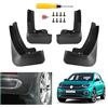 GAFAT V-W T Cr0s 2018-2024 2025 Parafango Anteriore e Posteriore, T Cr0s 2023 Parafango, Paraspruzzi Auto, Senza necessità di foratura, Plastica ABS, T Cr0s Accessori (4 Pezzi)