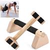 Mapille 2 Pcs Parallele Ginnastica Artistica, 25cm Parallele Calisthenics in Legno con Maniglie Antiscivolo, Calisthenics Attrezzature, Parallele Basse per Push Up Yoga, Maniglia Più Spessa, Carico Fino 300kg