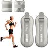 Bavooty Cavigliere Palestra,Pesi per Caviglie,Peso Caviglia Peso Polso,Polsini con Pesi 2 Pezzi,Cavigliere Pesi,Cavigliera Palestra,Cavigliere Appesantite,Pesi Caviglie,Cavigliere Palestra,0.3kgx2,Grigio