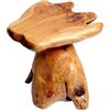 Organizedlife Sgabello in legno, cedro massiccio, ognuno è unico, multiuso, poggiapiedi, supporto per piante da giardino, sgabello per bambini, tavolino da caffè, mini tavolino, sgabello per bambini