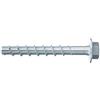 Fischer Viti per Calcestruzzo UltraCut FBS II 6x60/5 P con Testa Bombata per Fissaggio e Installazione Controsoffitti in Cemento, per Zona Sismica C1, Acciaio Zincato, 100 pz