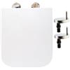 AAN Sedile WC quadrato con chiusura morbida, copertura silenziosa, sgancio rapido, facile pulizia e installazione, con fissaggio superiore e cerniere regolabili 42L x 36L cm in plastica AAN®