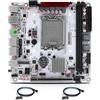 HKUXZR La scheda madre Q670 Plus vPro NAS a 8 alloggiamenti è adatta per processori CPU di generazione 12/13/14 |3X M.2 NVMe|2xSFF-8643|2X porte di rete Intel 2.5G con 2xSFF-8643 (Q670 vPro+2xSFF8643)