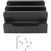 Vikye Supporto Verticale per Laptop con Doppio Slot, Larghezza Regolabile, Salvaspazio per,Fino a 17,3 Pollici
