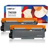 CSSTAR Compatibile Cartuccia di toner per Brother TN2320 TN2310 per MFC-L2700DW DCP-L2500D HL-L2300D HL-L2360DN HL-L2320D HL-L2340DW HL-L2365DW MFC-L2740DW MFC-L2700D Stampante, 2 Pezzi Nero