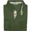 Coveri Maglia Polo da Uomo Manica Lunga 100% Cotone Leggera M L XL XXL XXXL (IT, Testo, XL, Regular, Regular, Verde)