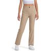 Generico Pantaloni Cargo Ragazze,Pantaloni in Denim Pantalone Tinta Unita Y2K Streetwear a Gamba Larga Vita Elasticizzata Hip Hop Bambina Casual 3-15 Anni