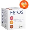 Ketos Integratore Alimentare a Base di Proteine del Siero del Latte Isolate - Ideale per Diete Proteiche e Attività Muscolare - Proteine in Polvere Isolate - Dieta Chetogenica (14 bustine, Biscotto)