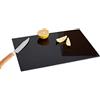 Vivo Technologies Tagliere in vetro temperato, antiscivolo, per piano di lavoro, antigraffio, resistente al calore, infrangibile, lavabile in lavastoviglie, 40 x 30 cm, nero