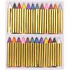 FLYPOP'S - Matite per Trucco - Trucco Festivo - 259212-24 Colori - Pelle Sensibile - Testato in Laboratorio - Festa - Carnevale - Compleanno - Bambino - Travestimento - A Partire da 3 Anni