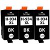 Supply Guy 3 Cartucce Per Stampanti con Chip compatibile con HP 934 934XL Nero per HP OfficeJet 6200 6230 6235 6239 6800 6812 6815 6820 6822 6825 6830 6835