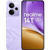 realme 14T 5G Smartphone 8+256GB, Chipset Dimensity 6300, Display Esports AMOLED 120Hz da 6,67, Capacità Super Large da 5260mAh,IP69 Impermeabile,Surf Design, NEXT Ai,Viola fulmineo(Senza adattatore)