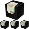 Gcardist Nero Contenitori per cupcake automatici singoli 15 pezzi 8,9x8,9x8,9cm (15 contenitori + 15 inserti, 3,5x3,5x3,5pollici)