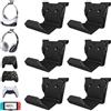 HLRAO 6 Pack Controller Wall Mount Holder,Adhesive/Screws Installation Wall Mount for PS5, Xbox, Switch Controller, Headset