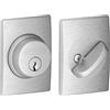 SCHLAGE Catenaccio monocilindrico con finiture Century, cromo satinato (B60 N CEN 626)