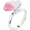 Morellato Anello da donna, Collezione Cuore, in argento 925, pietra Cat Eye - SASM12016