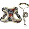 Oufusilk Pettorina Regolabile Riflettente Anti Tiro per Cani con Doppio Gancio per Addestramento Passeggiate, XS