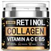 HXLYBD Crema idratante al collagene al retinolo da uomo, lozione idratante quotidiana per il viso, rassodante e rassodante, effetto invecchiamento, crema notte per pelli grasse, secche e sensibili (50 ml)