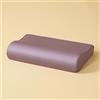Zhiyuan Federa in Cotone 100% per Cuscino Contorno, Cuscino Memory Foam, Cuscino cervicale 30 x 50 cm, Viola Medio