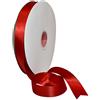 Morex Ribbon Double Face Satin Nastro, Poliestere, Rosso, 7/8 x 100 YD, 91 unità
