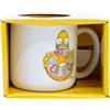 Stor Tazza in Ceramica I Simpson 400ml - Tazza Colazione con Design Originale - Adatta Microonde e Lavastoviglie - Perfetta per Caffè, Tè e Cioccolata