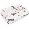 Betsey Johnson Home | Collezione di peluche | Copriletto in pile ultra morbido e accogliente, leggero e lussuosamente caldo, perfetto per letto o divano, rosa 50 x 70 cm