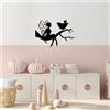 Wallity Hanah Home Elegante accessorio decorativo da parete in metallo nero, 70 x 48 cm, 100% metallo (spessore 1,5 mm), facile da montare, perfetto per arredamento moderno
